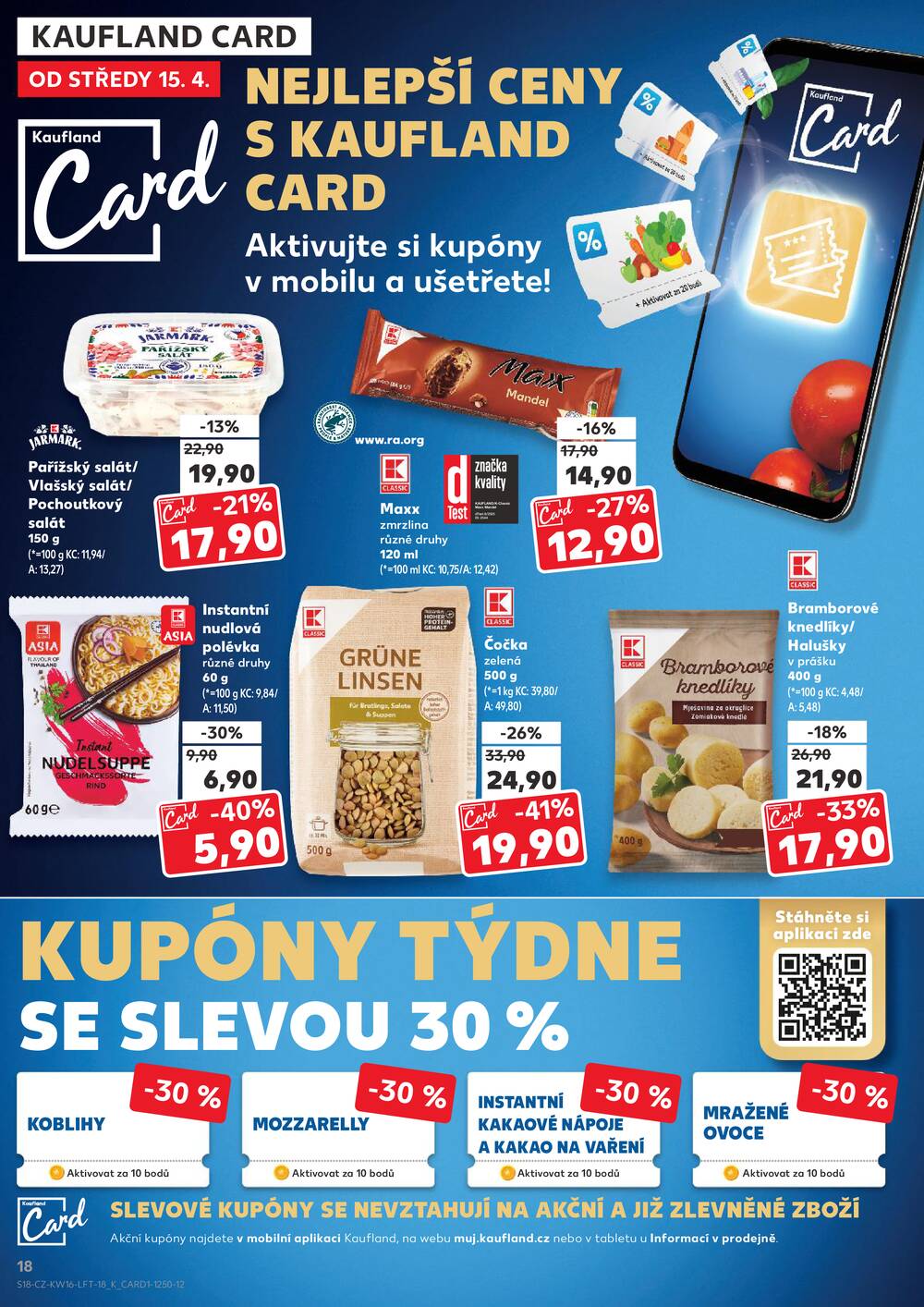 Leták Kaufland - Kaufland 15.4. - 21.4. - Kaufland - Náchod - strana 18