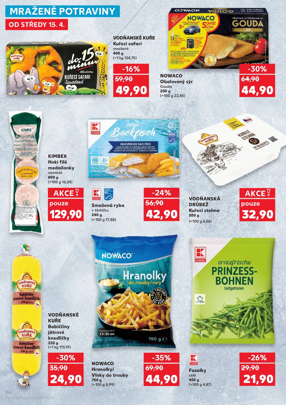 Leták Kaufland - Kaufland 15.4. - 21.4. - Kaufland - Ostrava - Poruba - strana 36