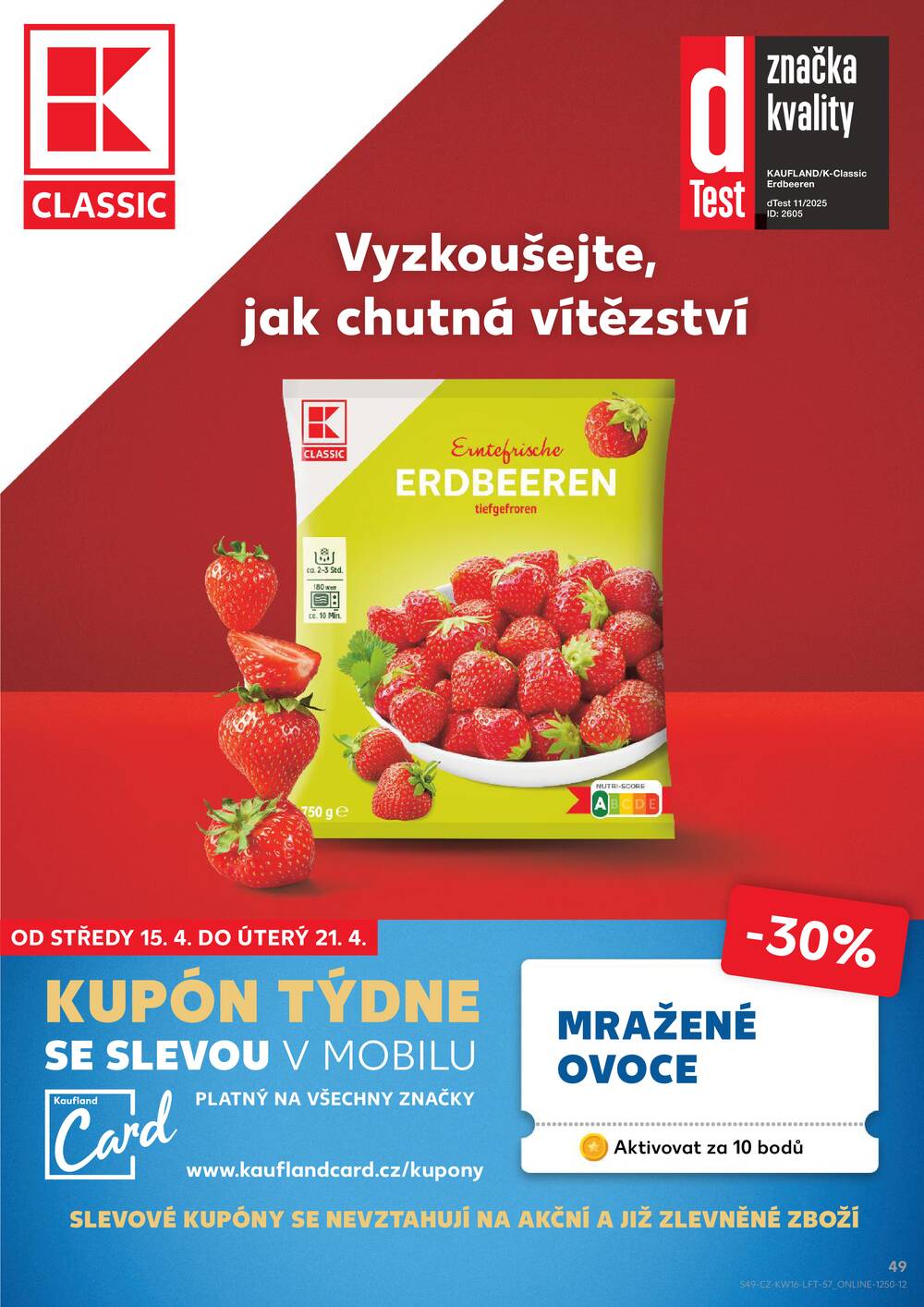 Leták Kaufland - Kaufland 15.4. - 21.4. - Kaufland - Žatec - strana 49