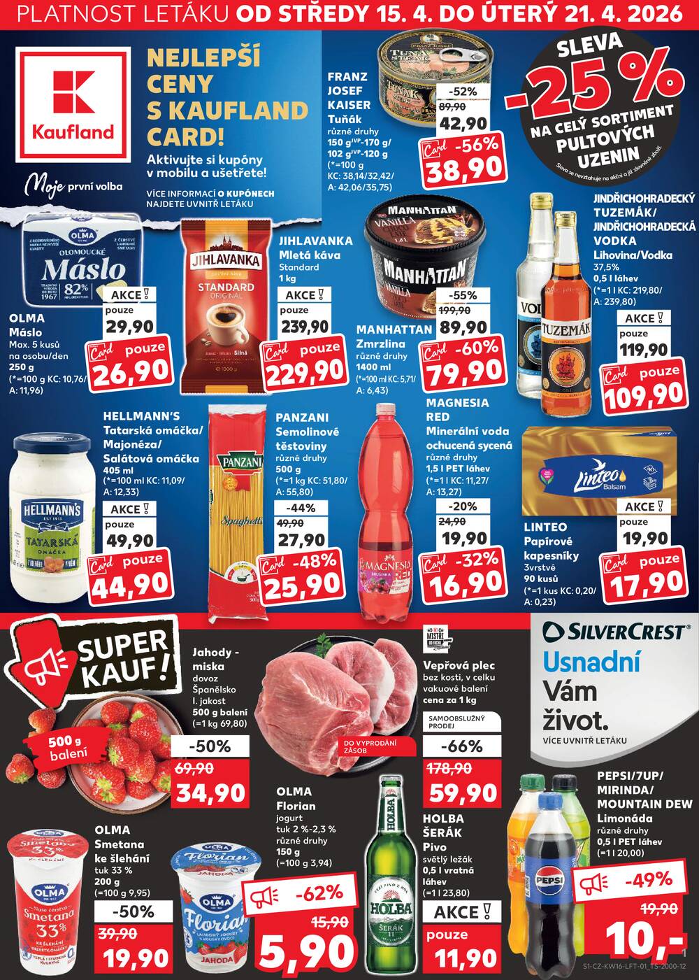 Kaufland 15.4. - 21.4. - Kaufland - Havířov (Před Tratí)