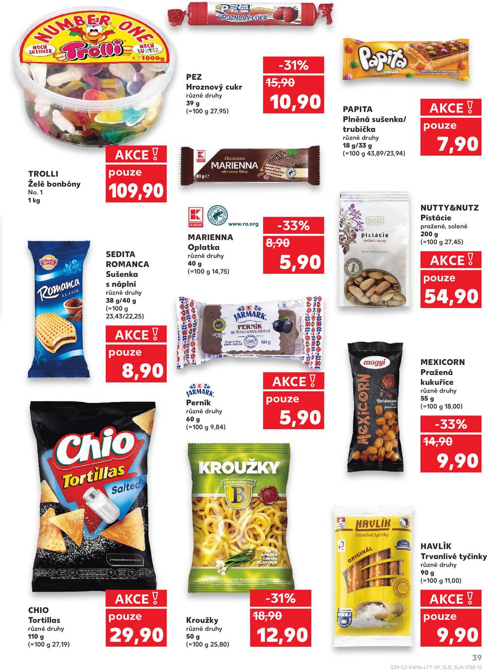 Leták Kaufland - Kaufland 15.4. - 21.4. - Kaufland - Velké Meziříčí - strana 39