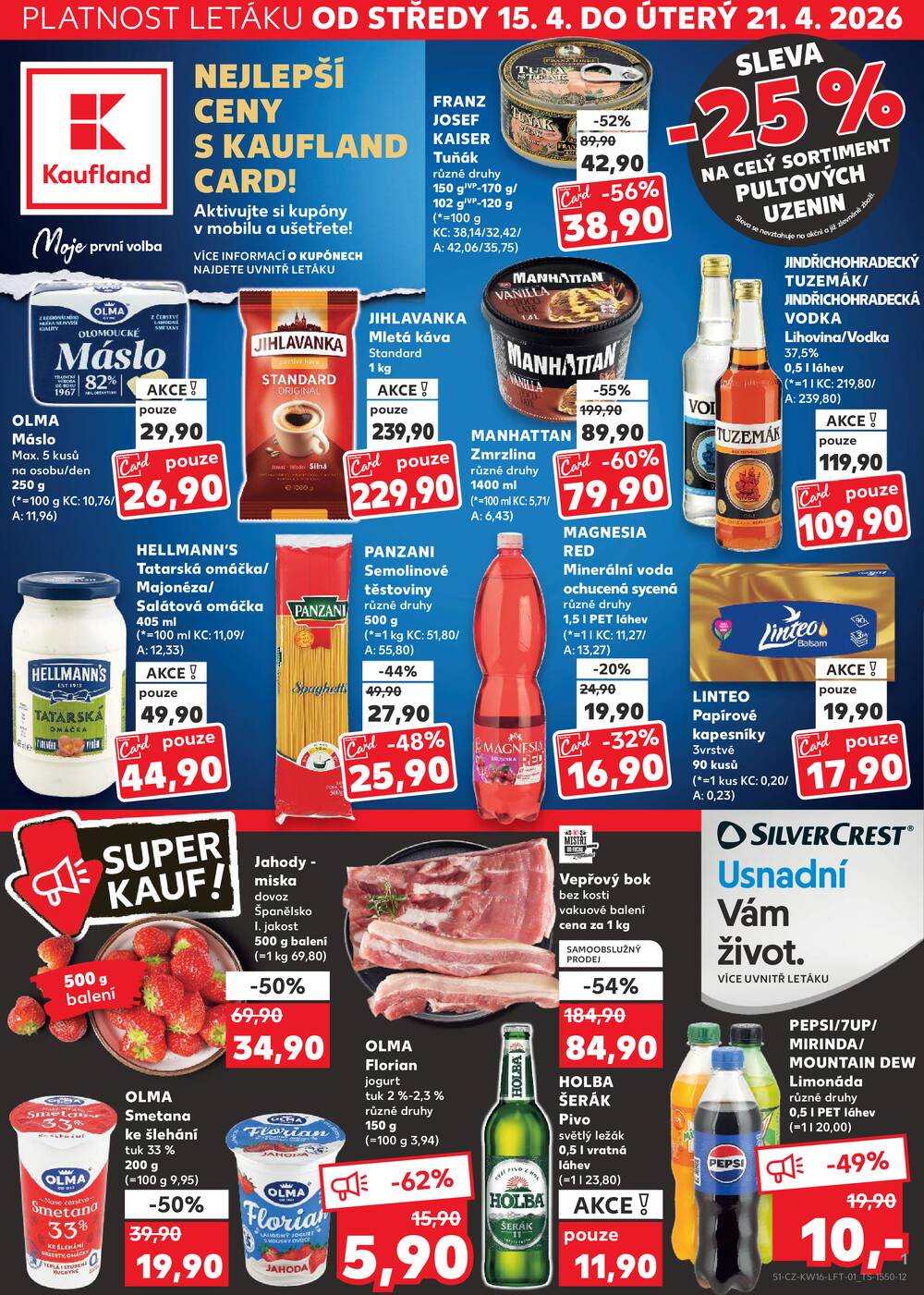 Kaufland 15.4. - 21.4. - Kaufland - Kadaň