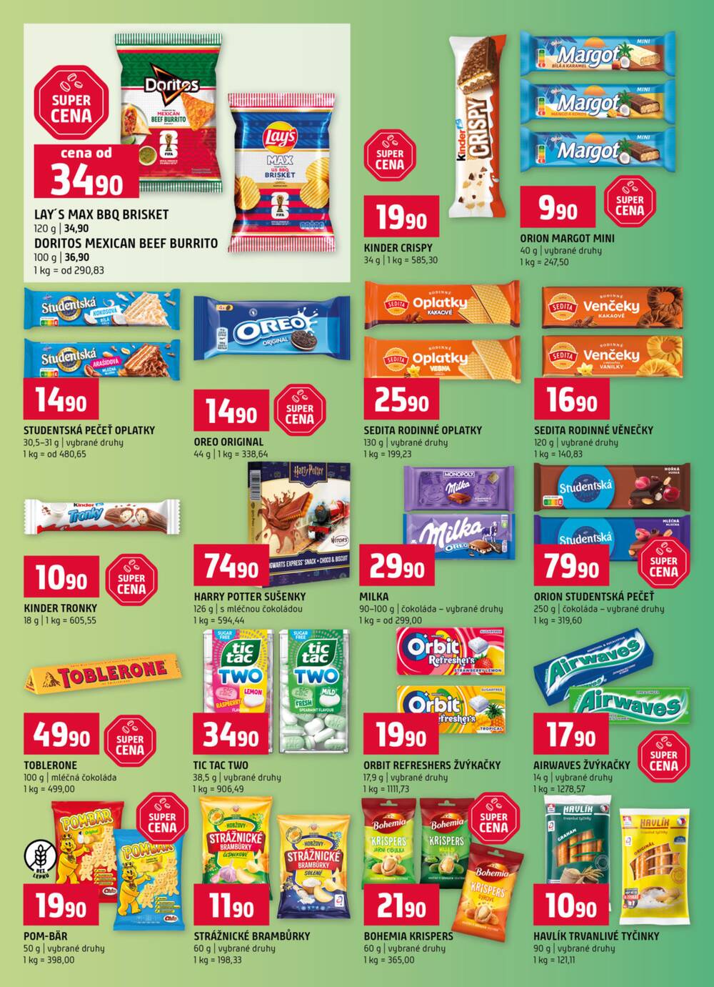 Leták Terno - Terno Zlín, Český Krumlov, Prachatice, Strakonice, Blatná a Tábor 15.4. - 21.4. - strana 8