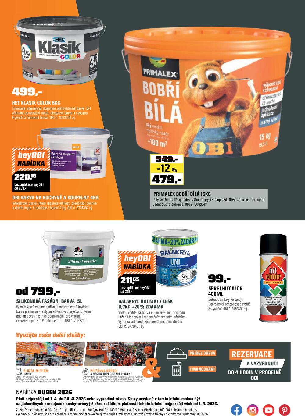Leták OBI - OBI 16.4. - 30.4. - strana 27