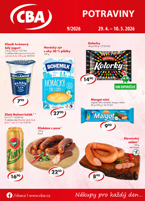 leták CBA