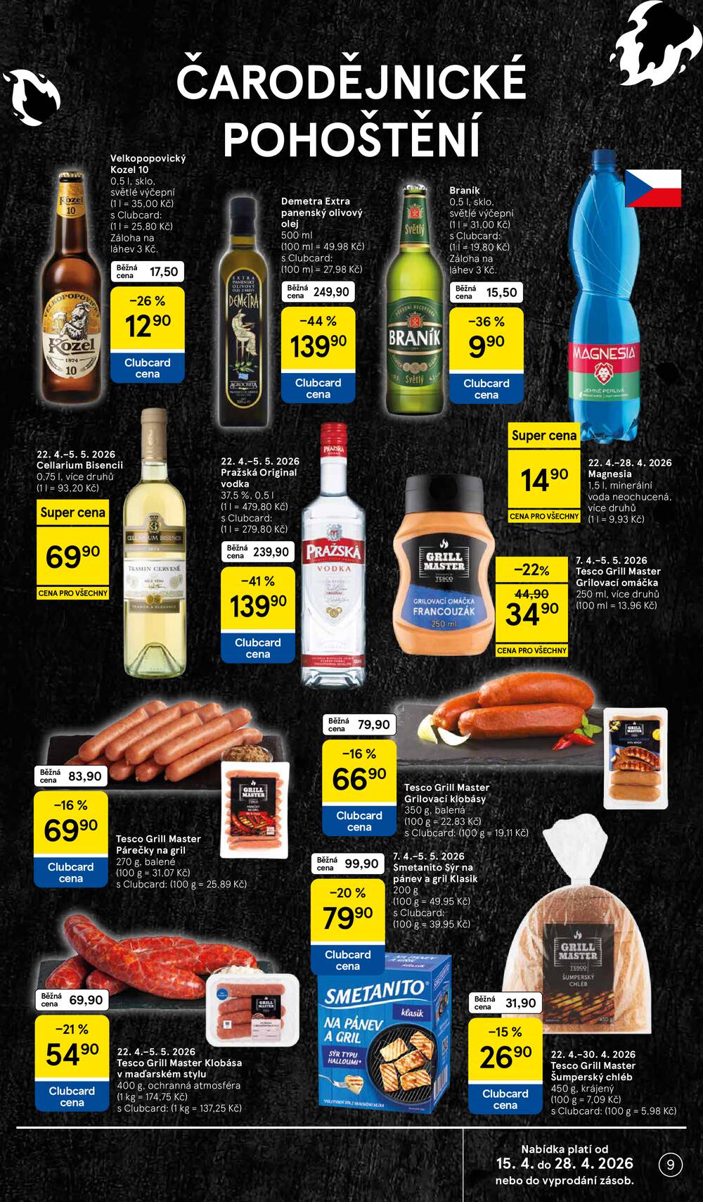 Leták Tesco - Tesco supermarkety od 22.4. do 28.4.2026 - strana 9
