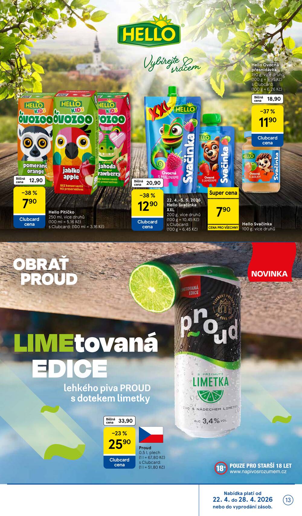 Leták Tesco - Tesco malé hypermarkety od 22.4. do 28.4.2026 - strana 13