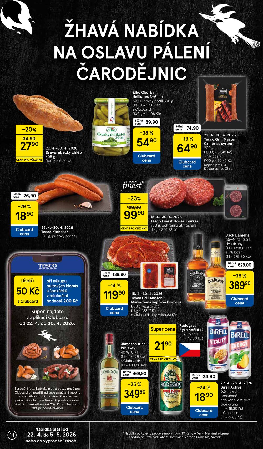 Leták Tesco - Tesco malé hypermarkety od 22.4. do 28.4.2026 - strana 14