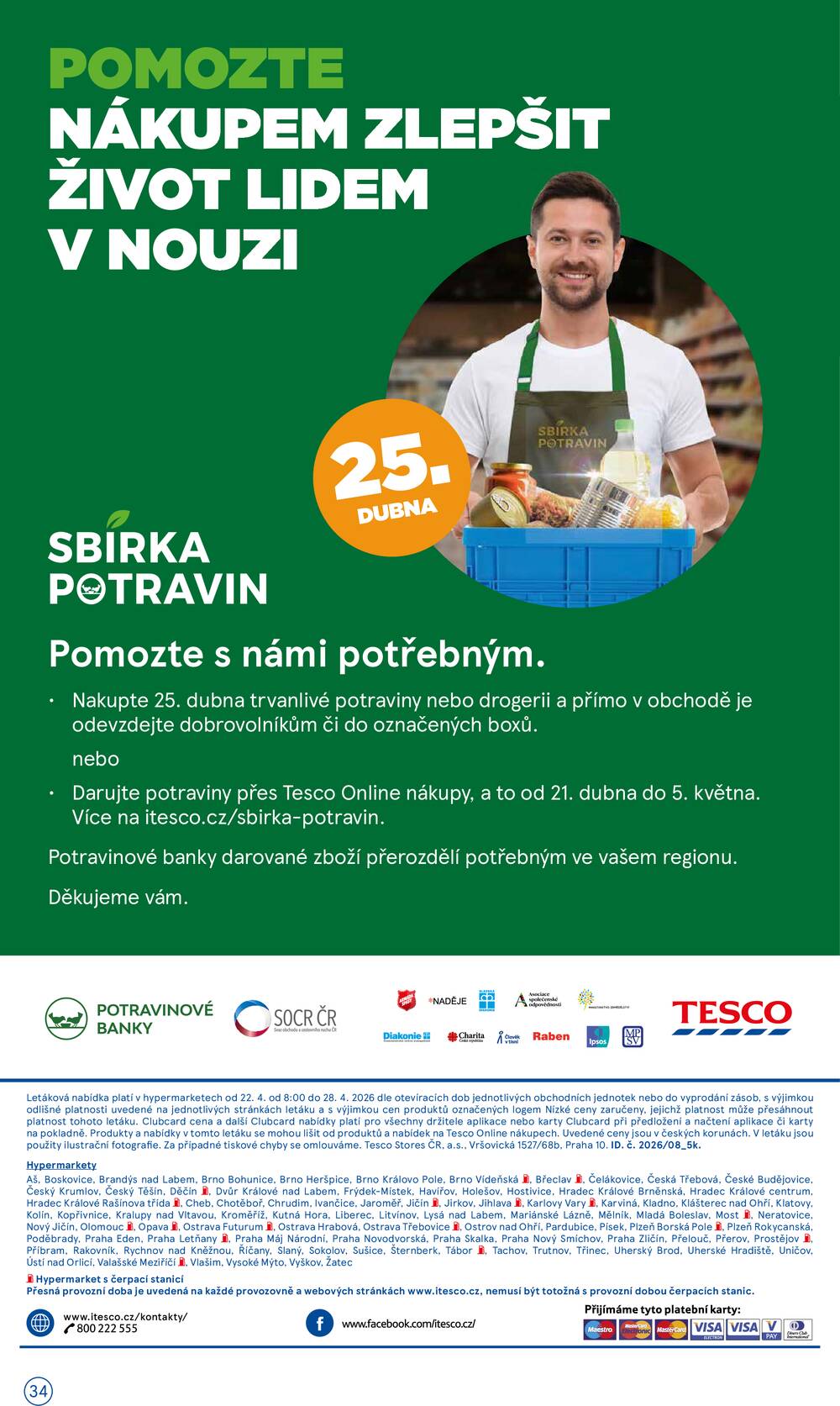 Tesco malé hypermarkety od 22.4. do 28.4.2026