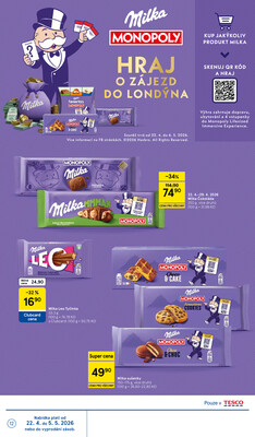 Tesco malé hypermarkety od 22.4. do 28.4.2026