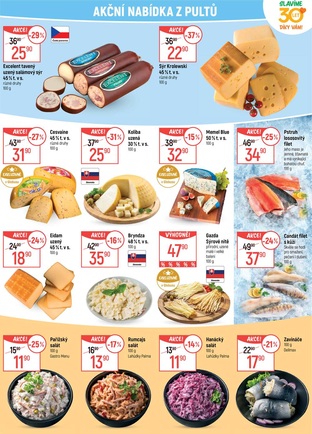 Akční leták Globus 22.4. - 28.4.2026 - Globus Praha - Centrum Černý Most