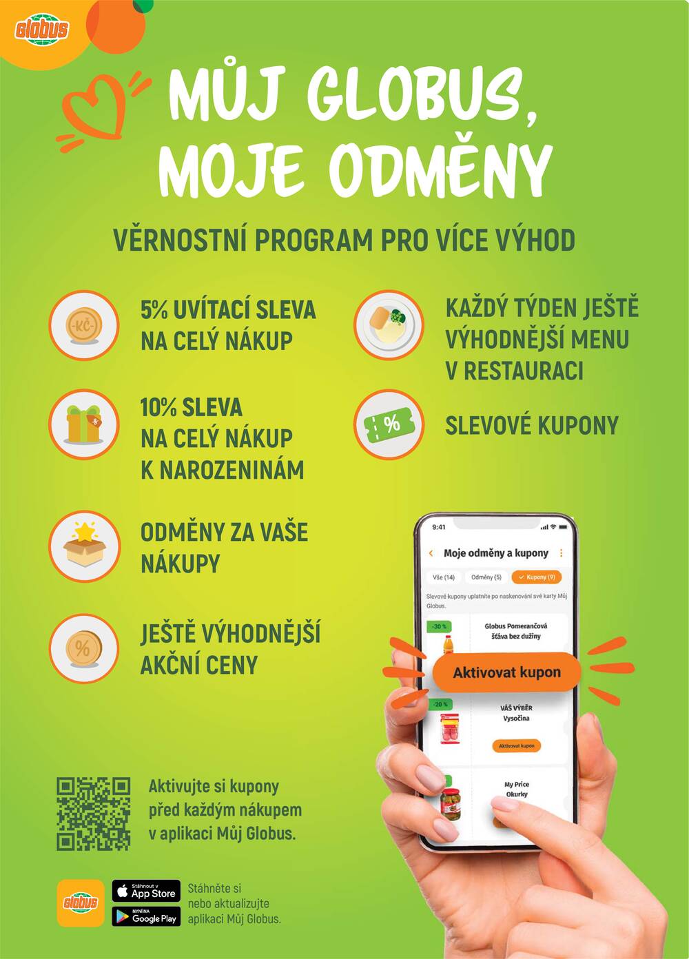 Akční leták Globus 22.4. - 28.4.2026 - Globus Praha - Centrum Černý Most