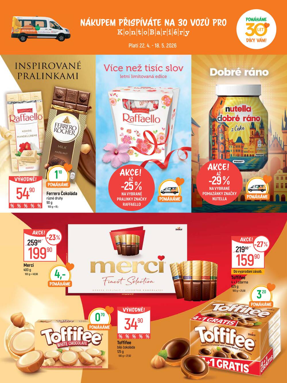 Akční leták Globus 22.4. - 18.5.2026 - Globus Praha - Zličín