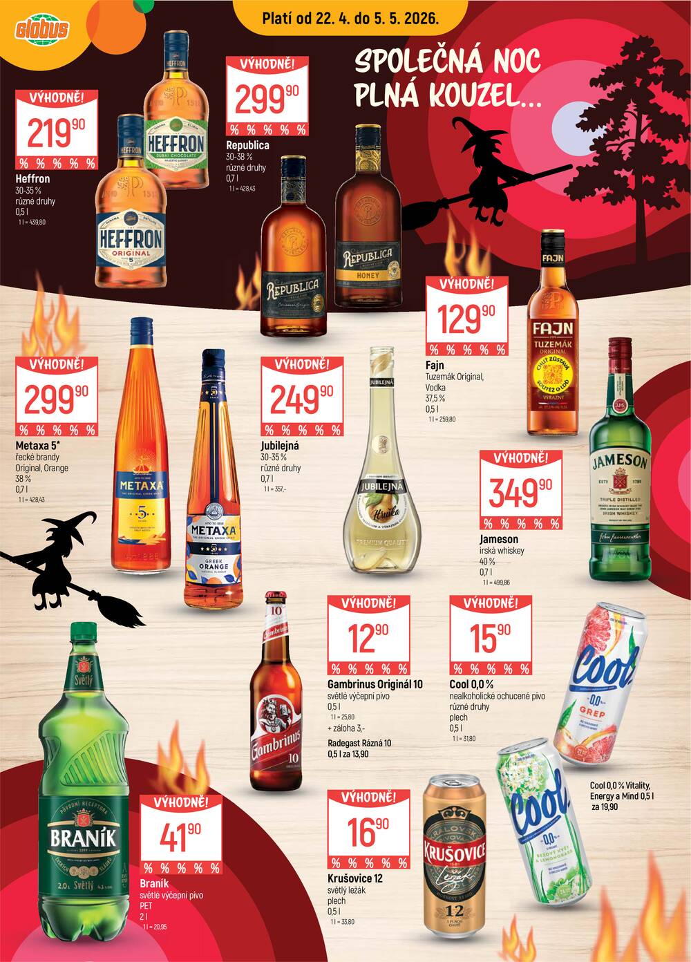 Akční leták Globus 22.4. - 28.4.2026 - Globus Praha - Zličín