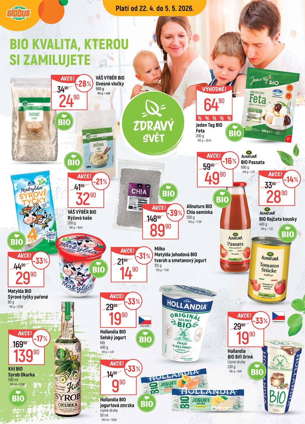 Akční leták Globus 22.4. - 28.4.2026 - Globus Olomouc