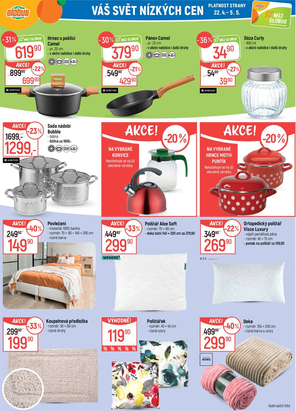 Akční leták Globus 22.4. - 28.4.2026 - Globus Olomouc