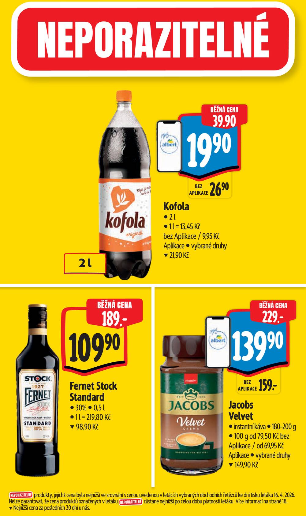 Albert Supermarket Jihomoravský od 22.4. do 28.4.2026