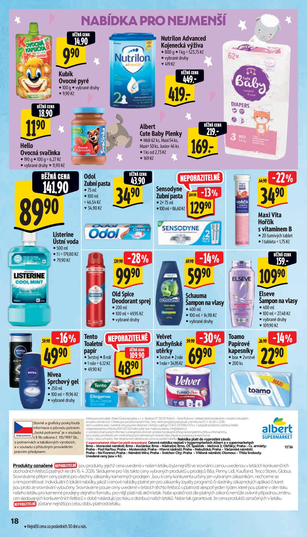 Albert Supermarket Jihomoravský od 22.4. do 28.4.2026