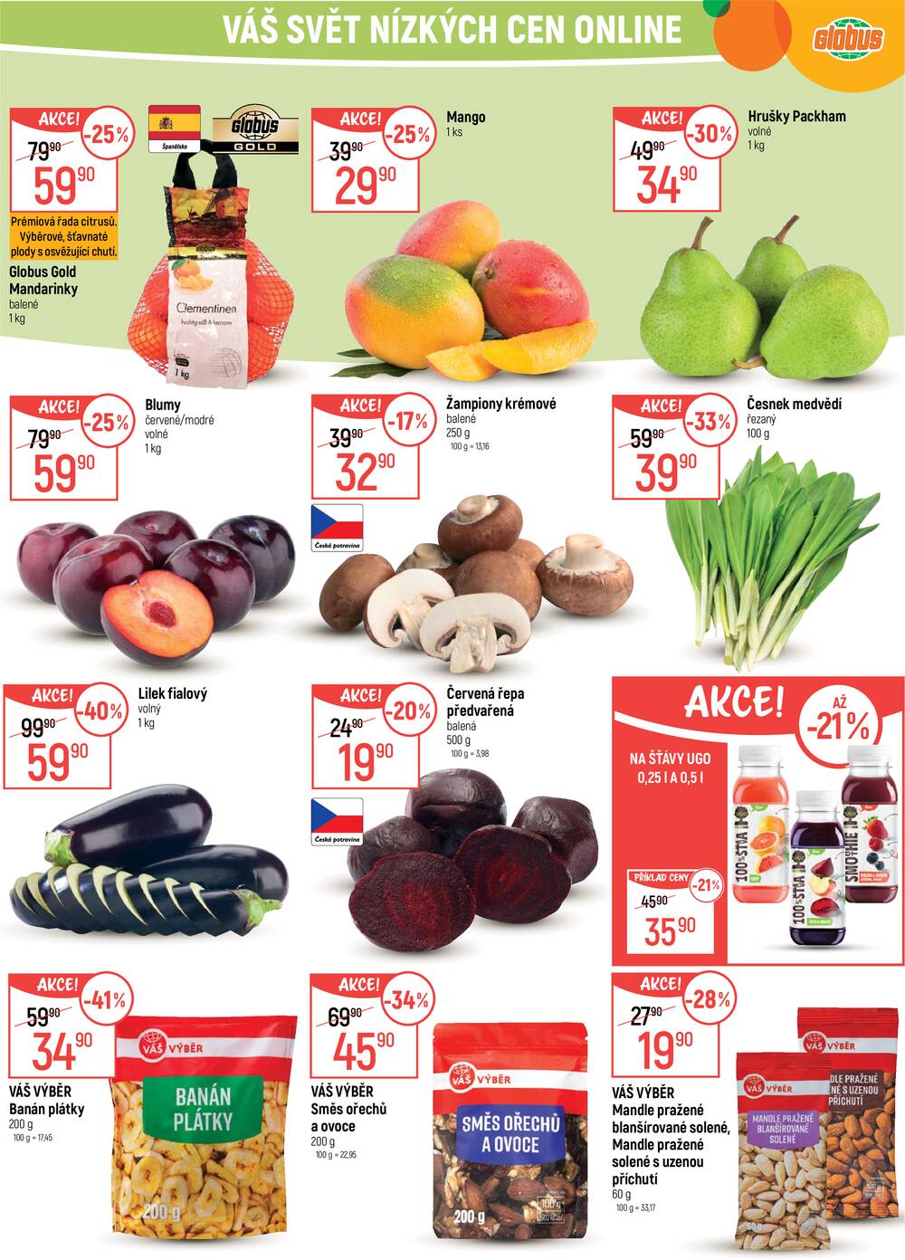 Akční leták Globus 22.4. - 28.4.2026 - Globus Chotíkov u Plzně