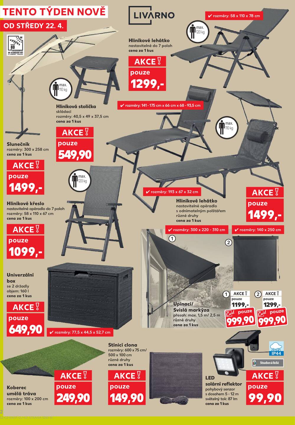 Leták Kaufland - Kaufland Spotřební zboží 22.4. - 28.4.2026 - strana 2