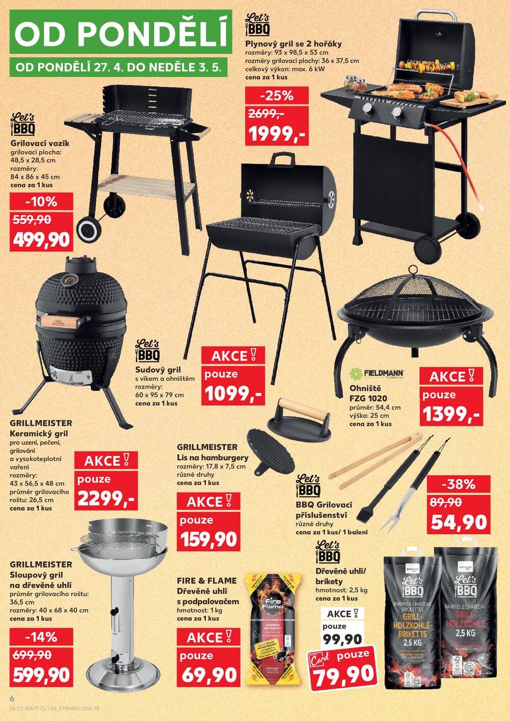 Leták Kaufland - Kaufland Spotřební zboží 22.4. - 28.4.2026 - strana 6