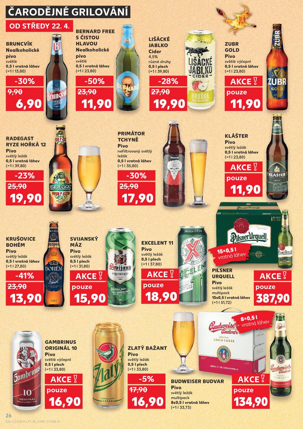 Leták Kaufland - Kaufland 22.4. - 28.4. - Kaufland - Třeboň - strana 26