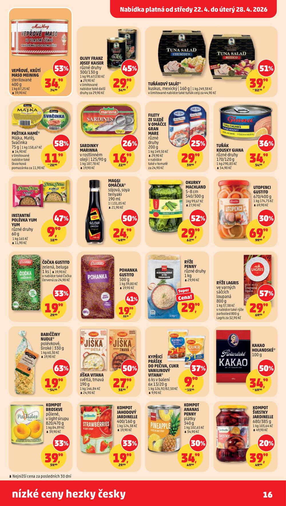 Penny Market od 22.4. do 28.4.2026