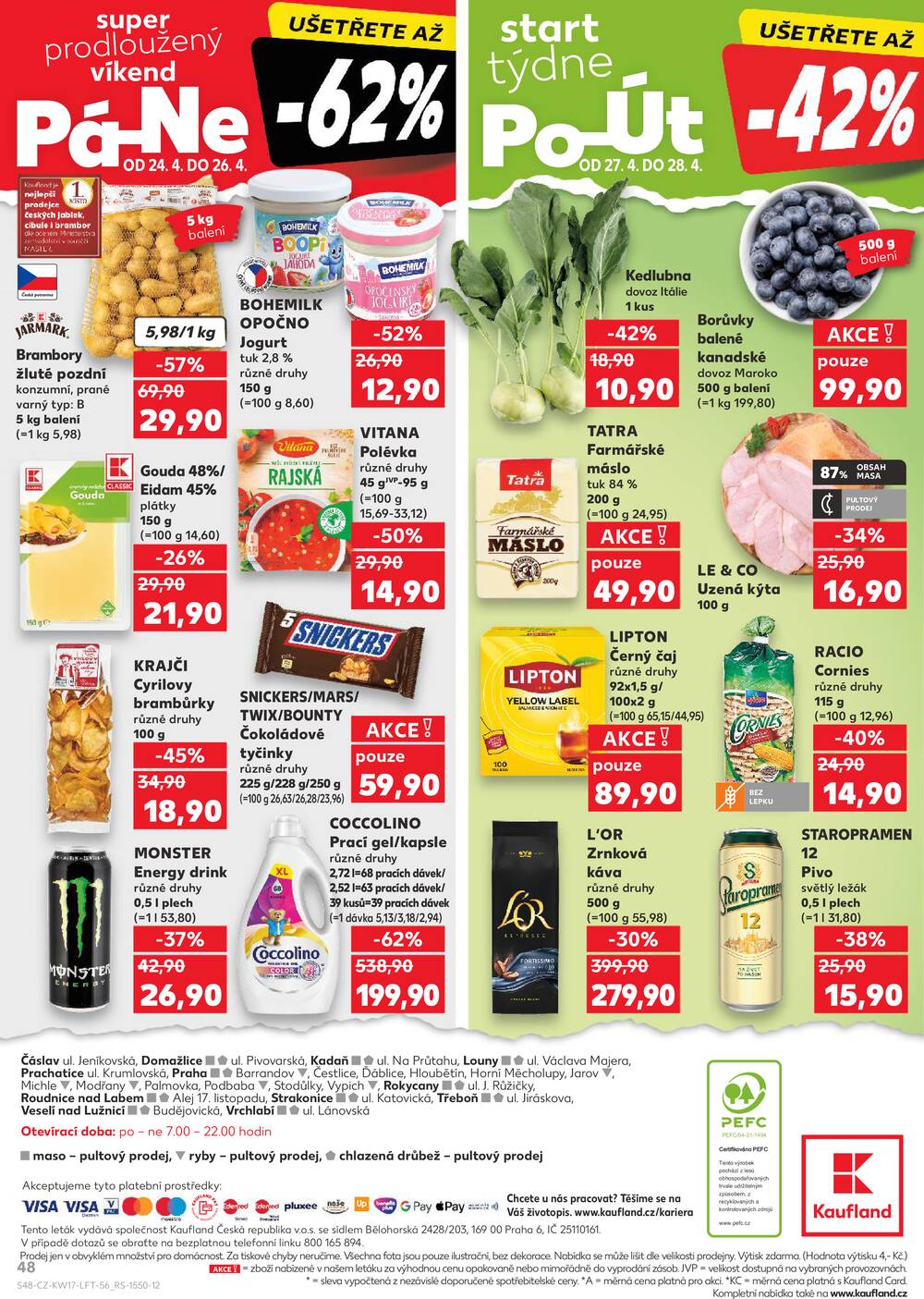 Kaufland 22.4. - 28.4. - Kaufland - Domažlice