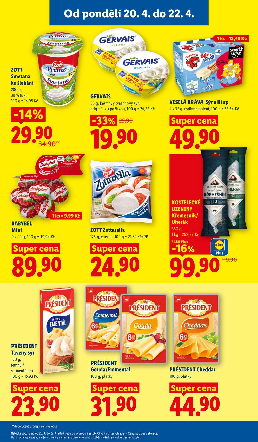 Lidl od 20.4. do 22.4.2026
