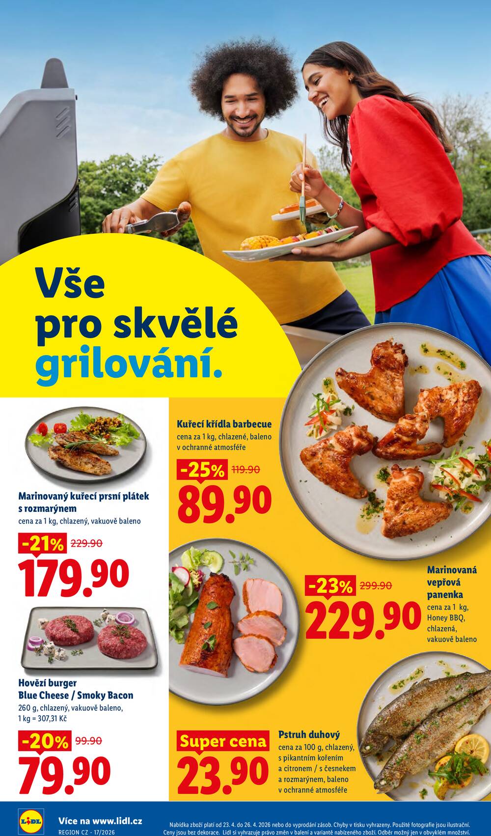 Lidl Čtvrtek od 23.4. do 26.4.2026