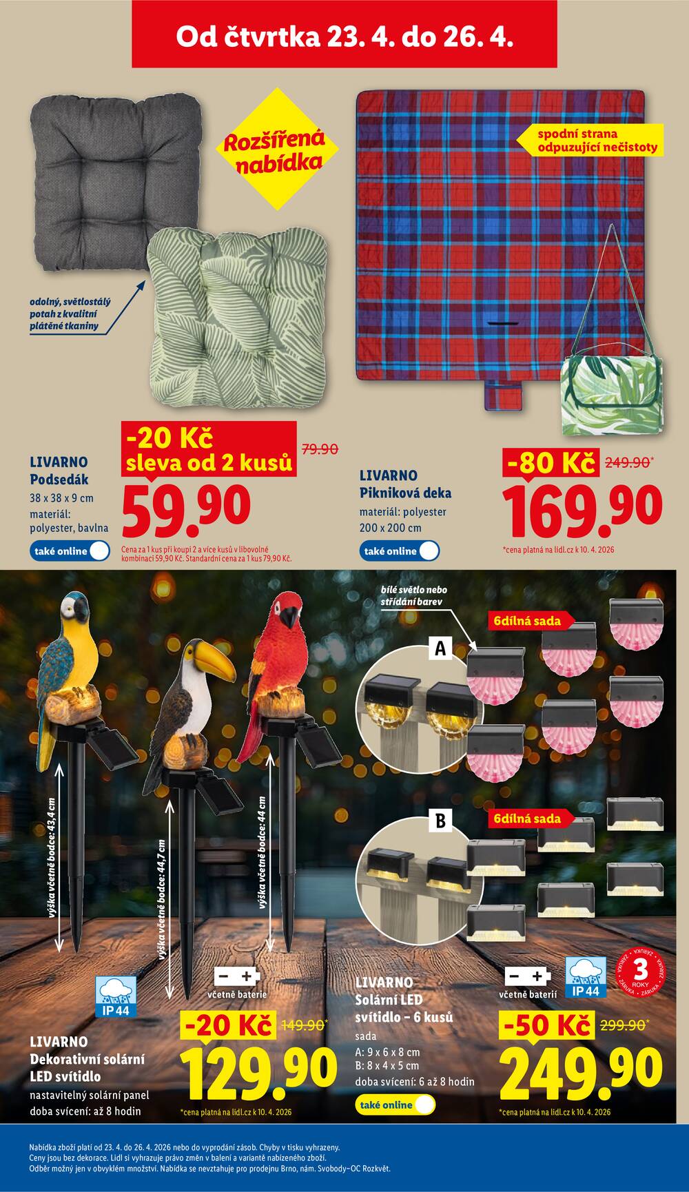 Lidl Čtvrtek od 23.4. do 26.4.2026