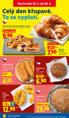 Lidl Čtvrtek od 23.4. do 26.4.2026
