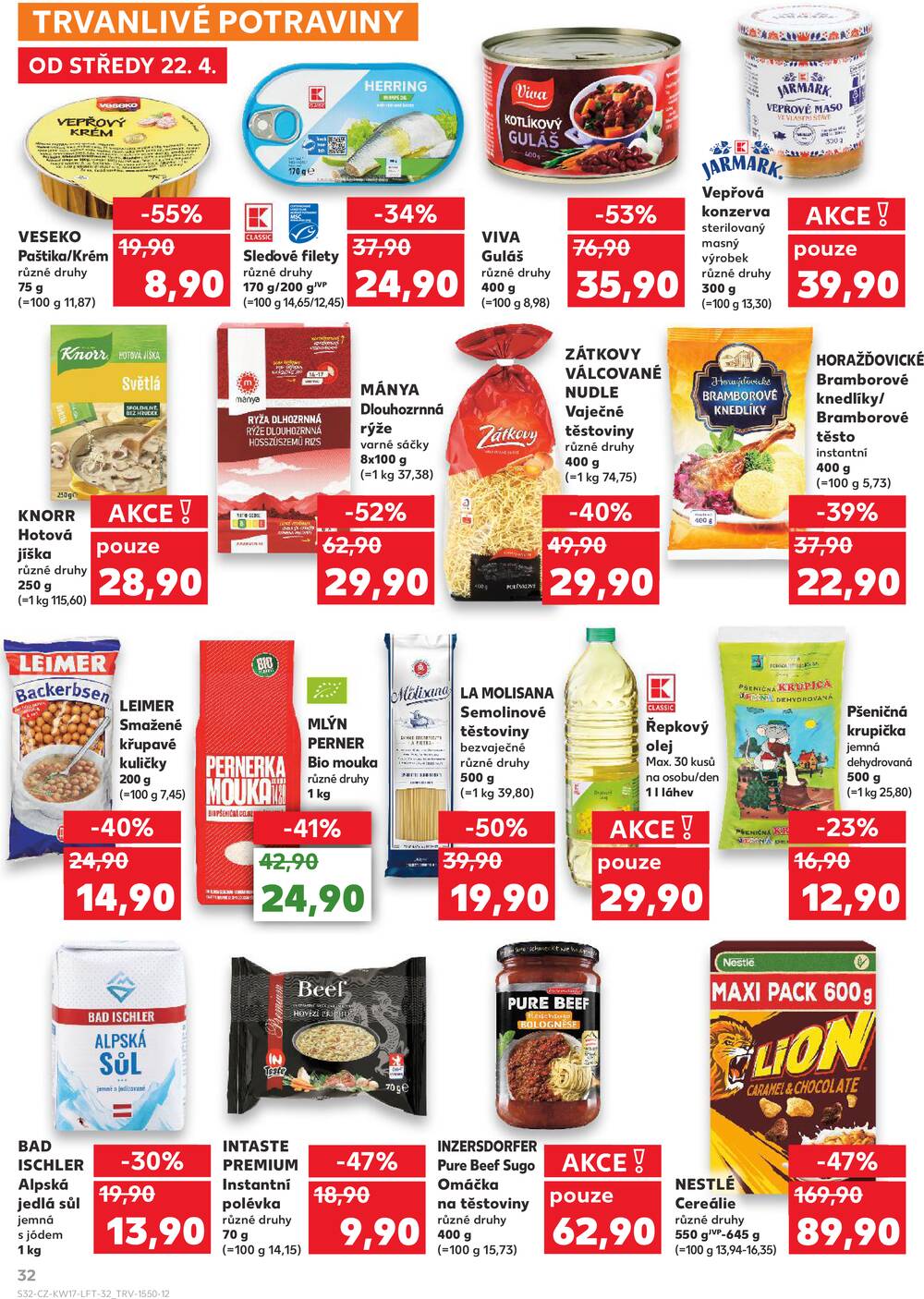 Kaufland 22.4. - 28.4. - Kaufland - Praha 8 (Libeň)