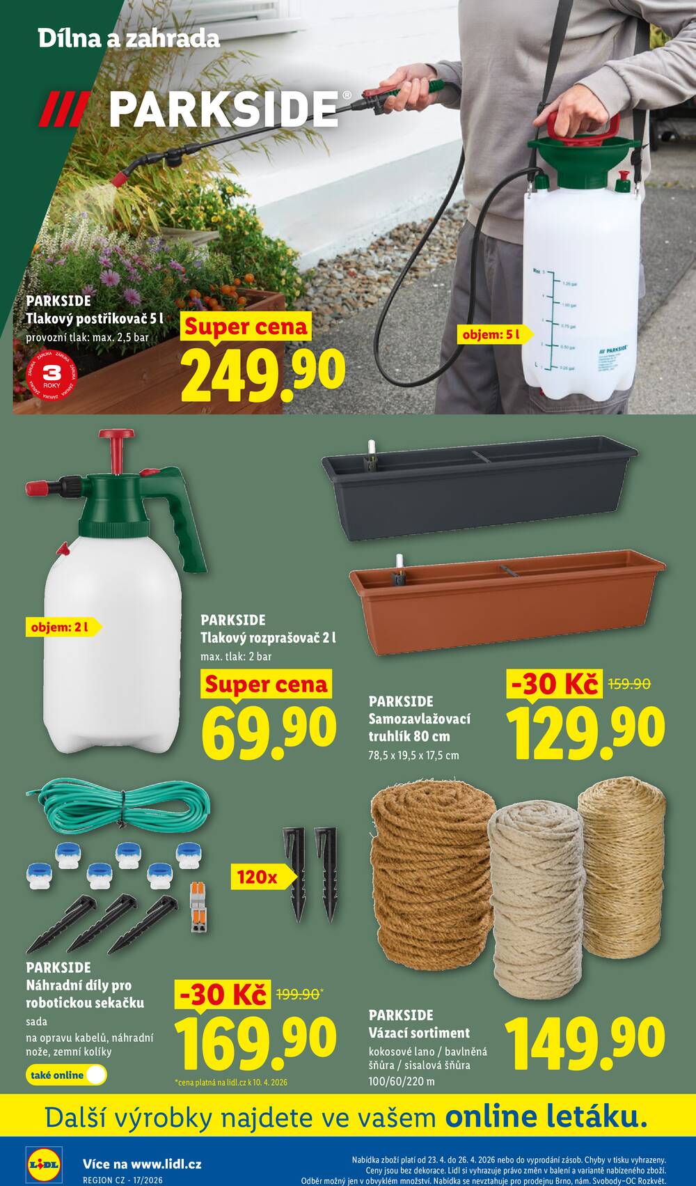 Lidl Spotřební zboží 20.4. - 26.4.