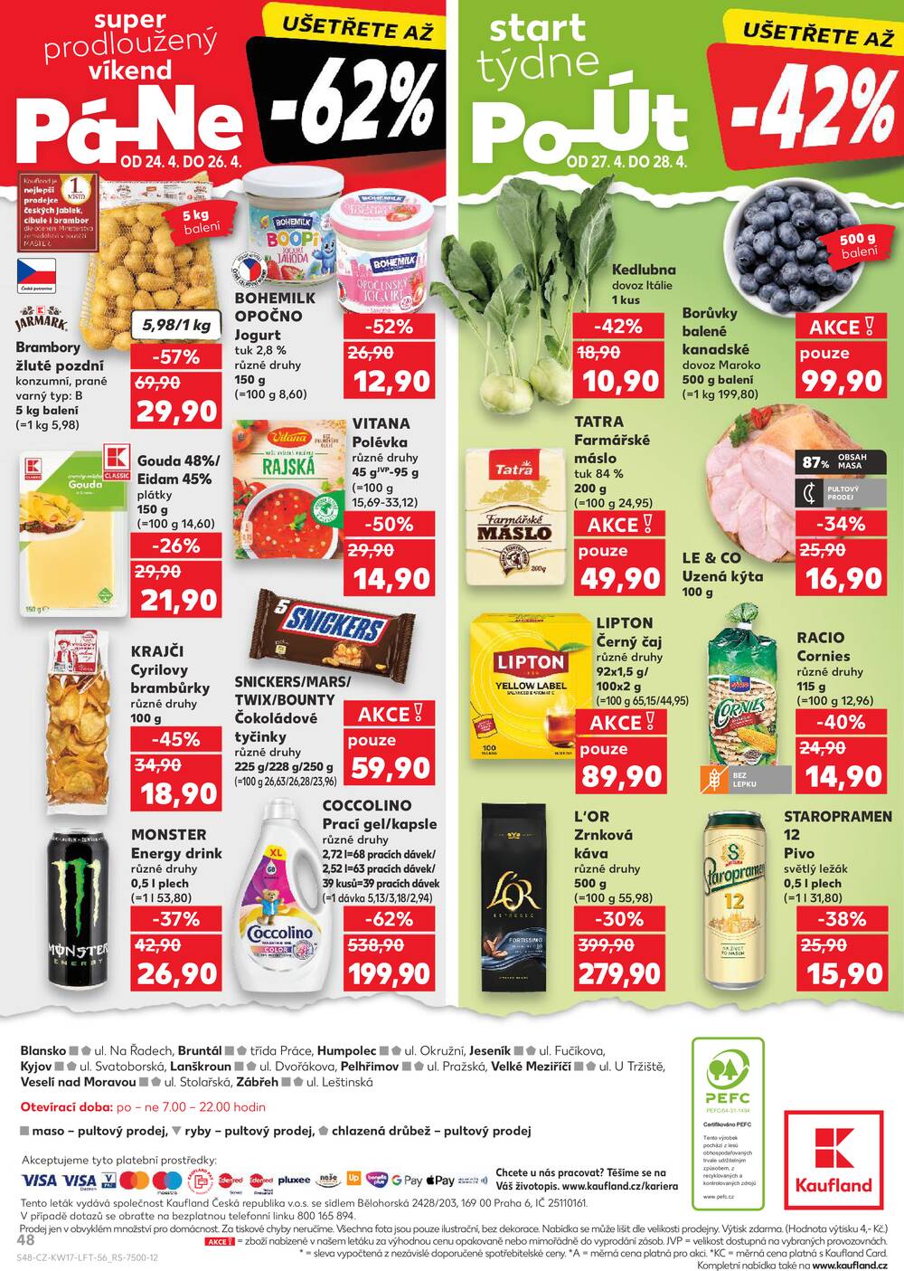 Kaufland 22.4. - 28.4. - Kaufland Humpolec