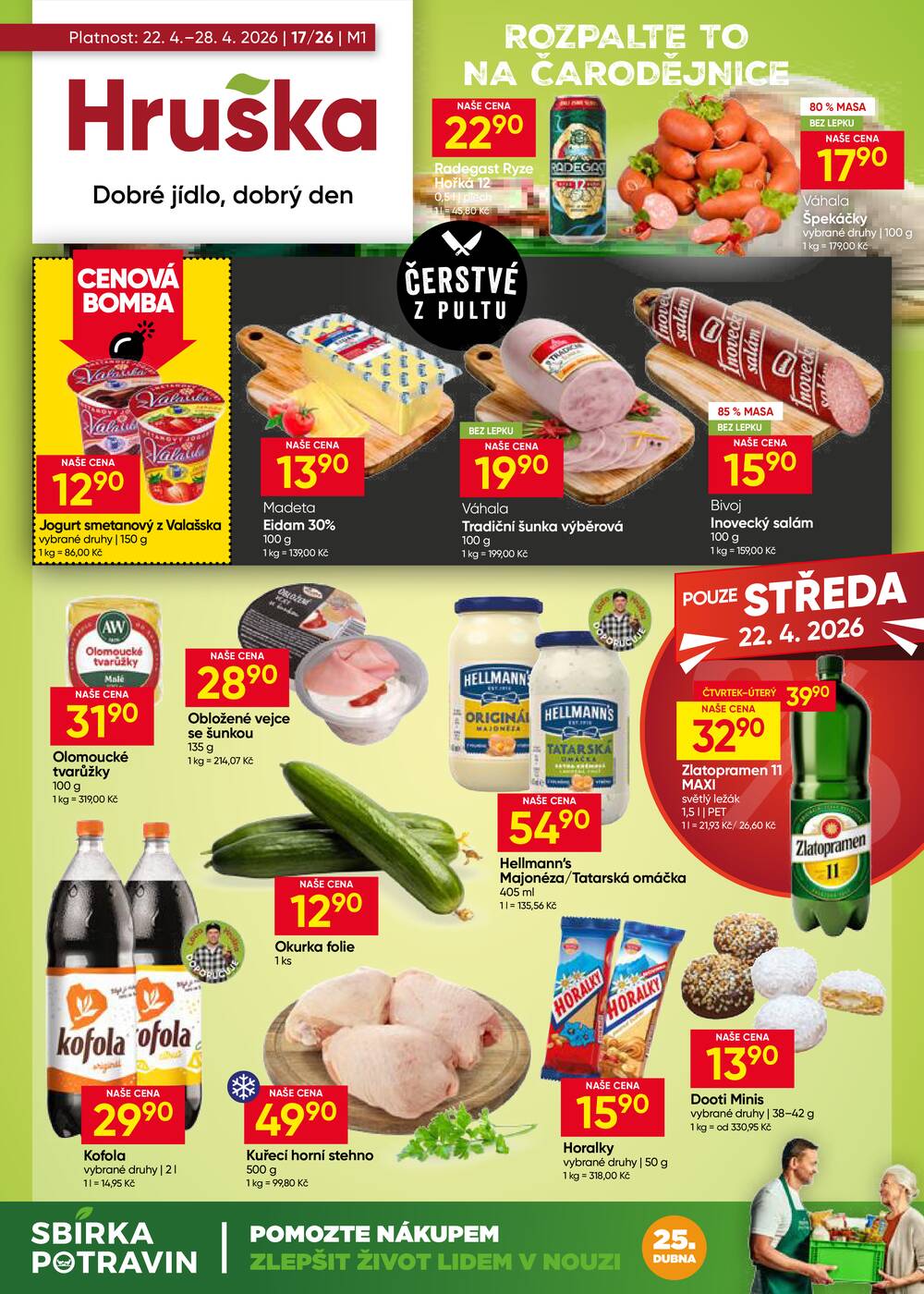 Leták Hruška - Hruška od 22.4. do 28.4.2026 - strana 1