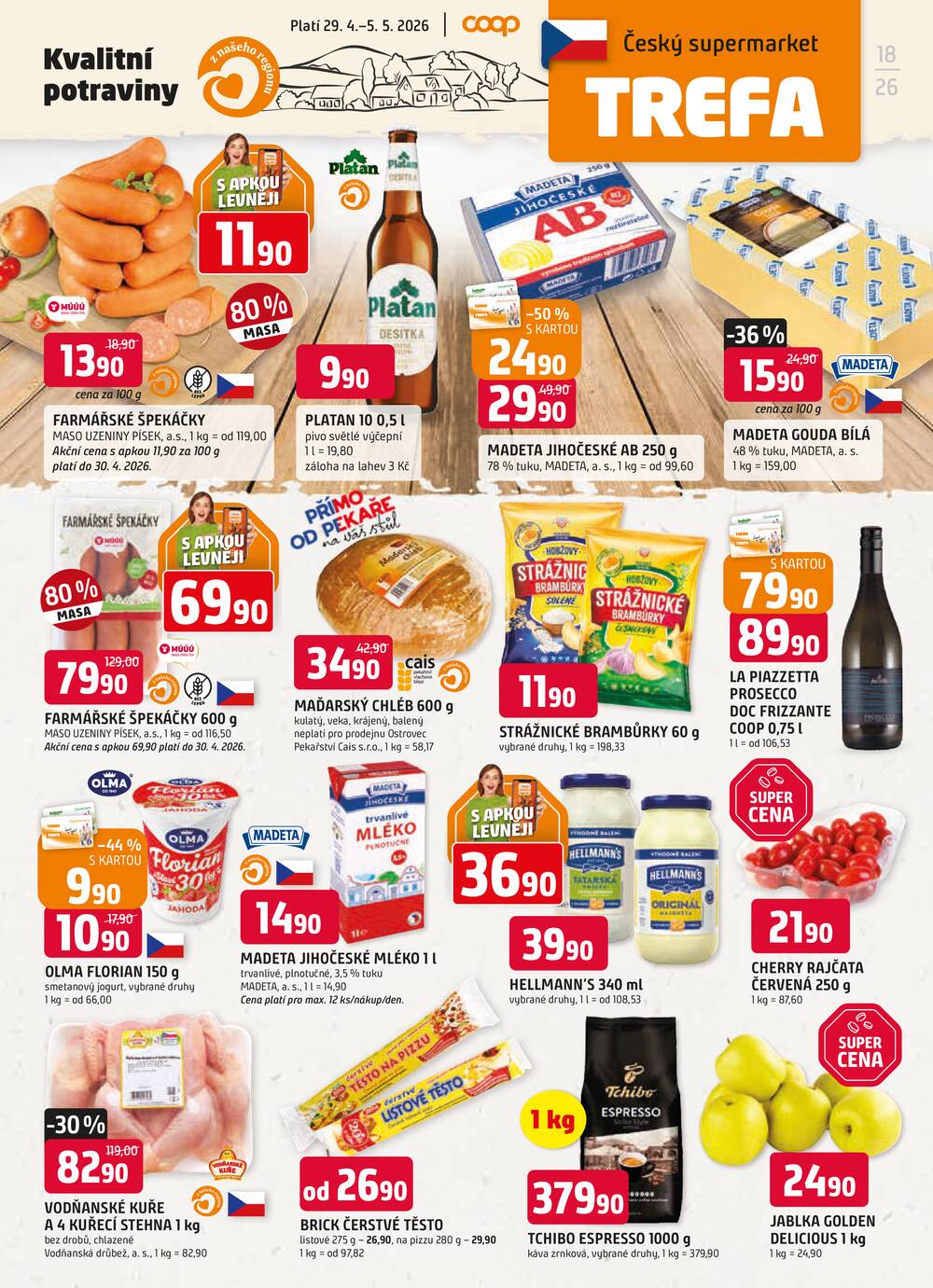 Trefa od 29.4. do 5.5.2026