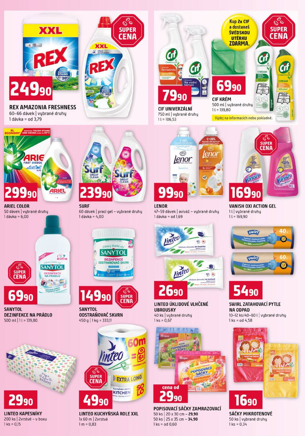 Terno České Budějovice, Třeboň, Trhové sviny, Bechyně, Týn nad Vltavou, Hradec Králové, Olomouc, Borovany, Zlín, Český Krumlov od 29.4. do 5.5.2026