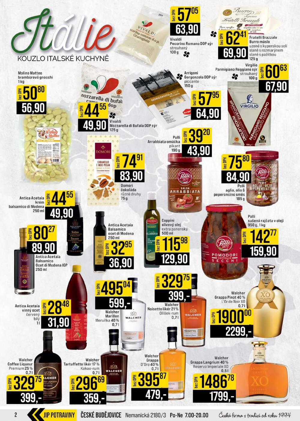 Leták JIP - JIP Cash & Carry Brno, Praha, Ostrava, Jilemnice, Pardubice, Ostrava, Karlovy Vary, Olomouc a Zlín od 22.4. do 28.4.2026 - strana 2