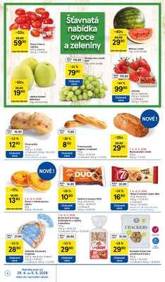 Tesco supermarkety od 29.4. do 5.5.2026