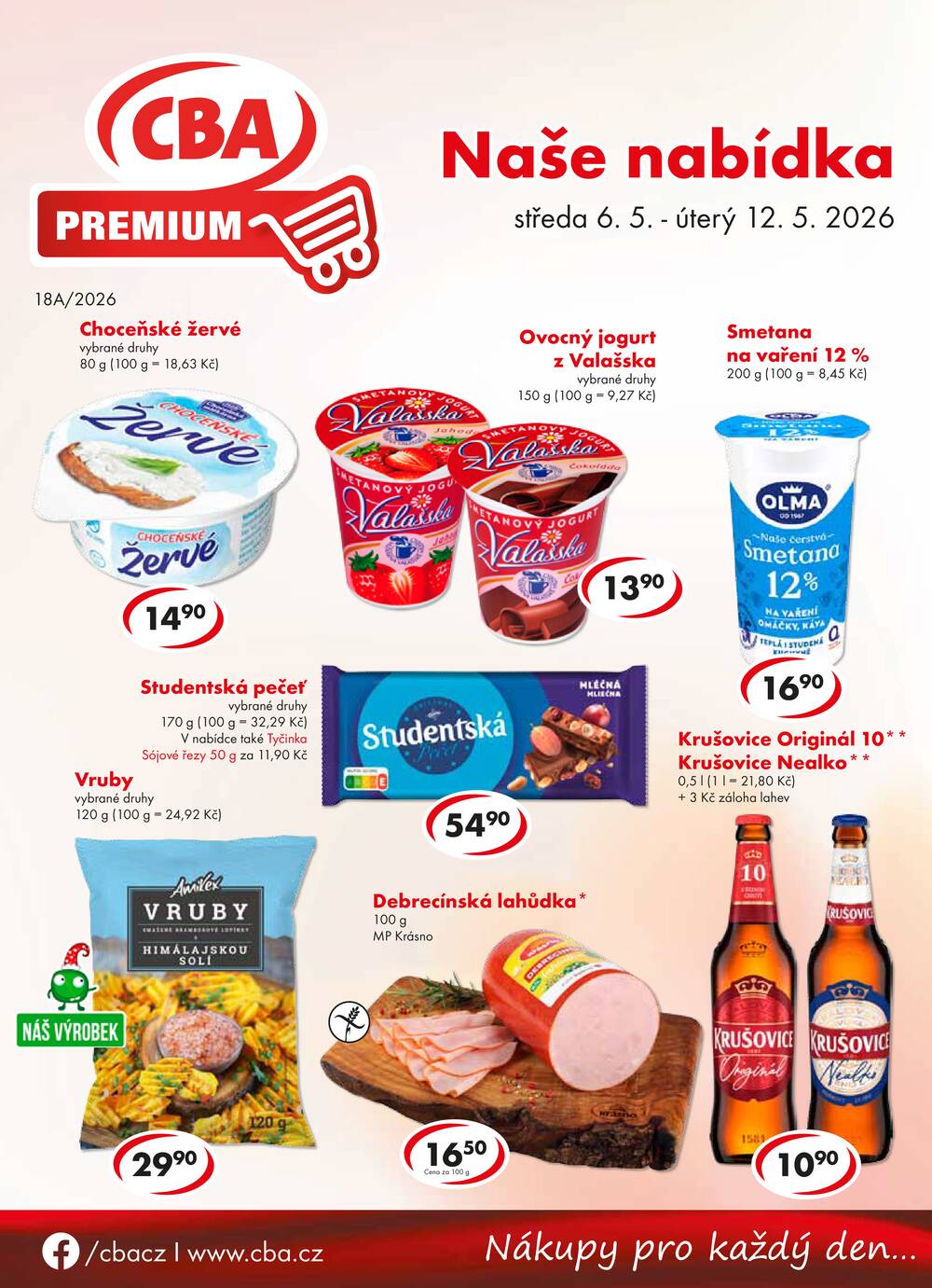 Leták CBA - CBA Premium od 6.5. do 12.5.2026 - strana 1