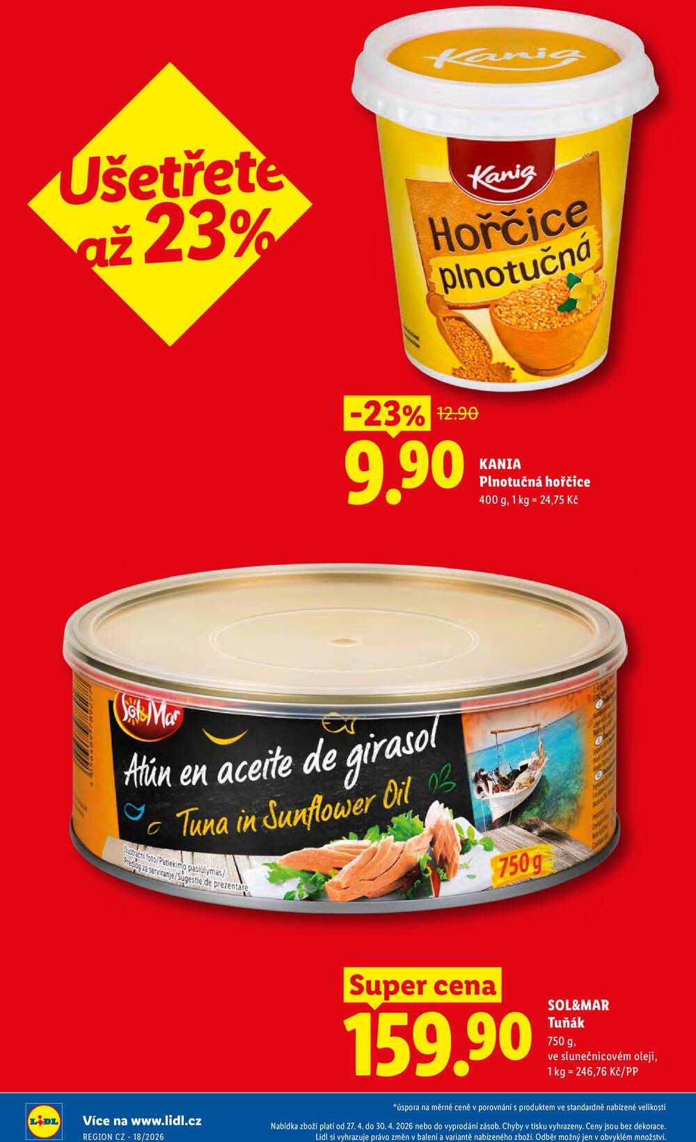 Lidl od 27.4. do 30.4.2026