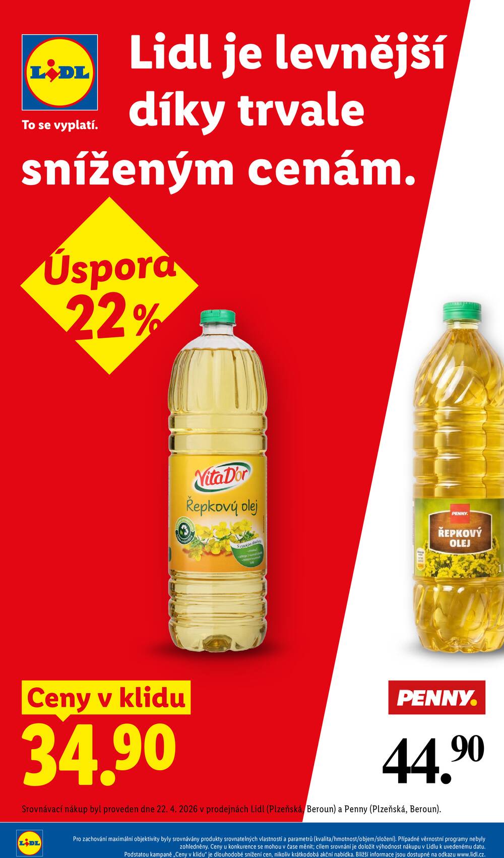 Lidl Čtvrtek od 30.4. do 3.5.2026