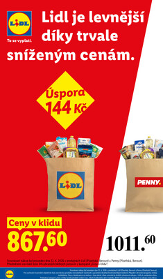 Lidl Čtvrtek od 30.4. do 3.5.2026