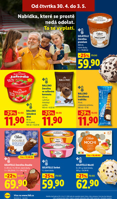 Lidl Čtvrtek od 30.4. do 3.5.2026