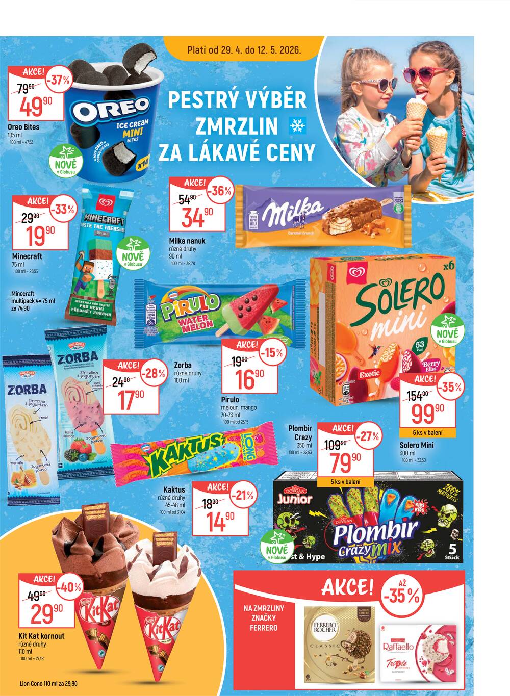 Akční leták Globus 29.4. - 5.5.2026 - Globus České Budějovice
