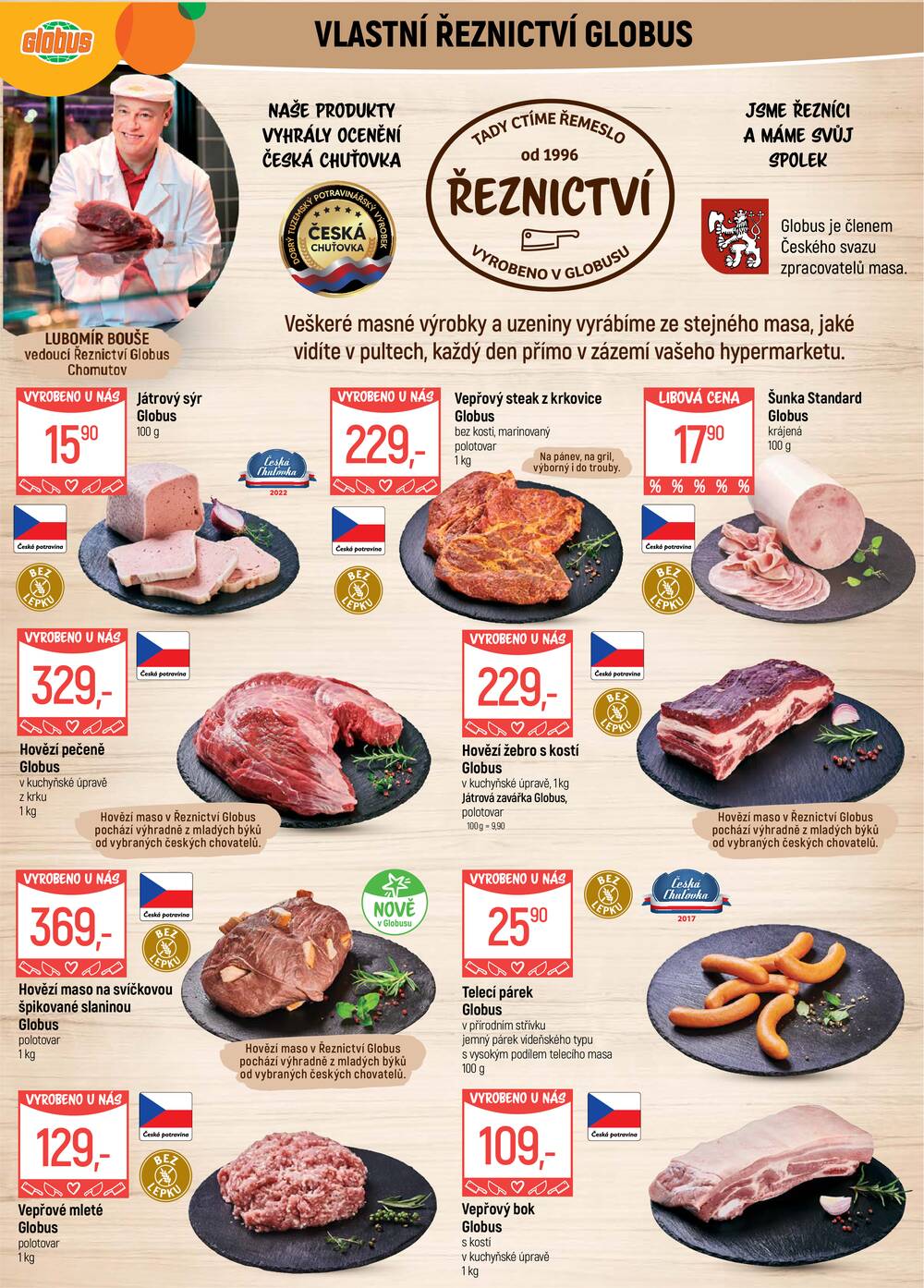 Akční leták Globus 29.4. - 5.5.2026 - Globus Chomutov