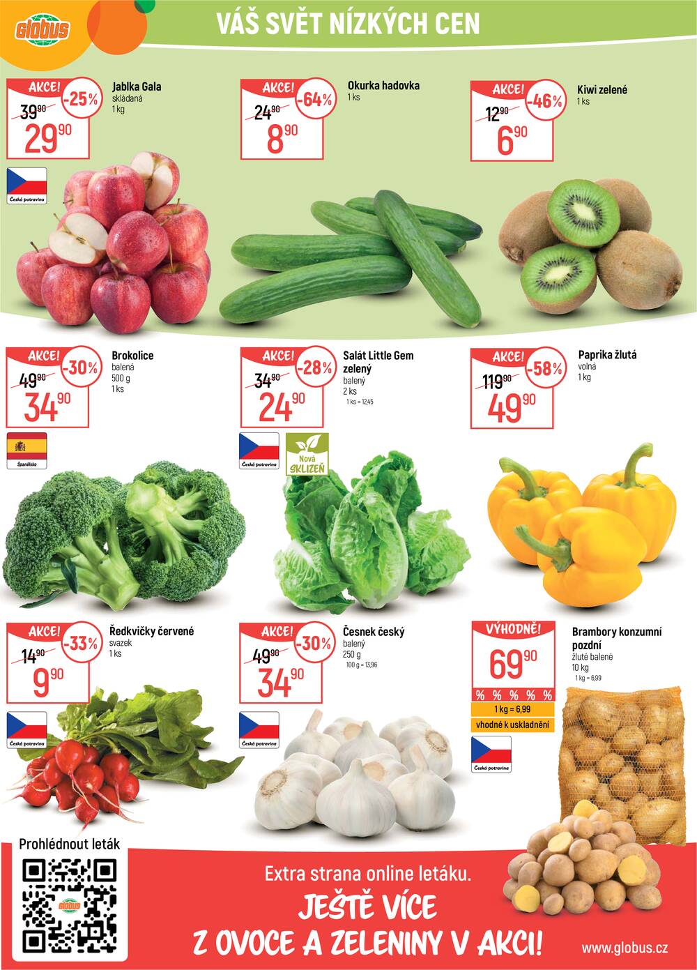 Akční leták Globus 29.4. - 5.5.2026 - Globus Trmice u Ústí nad Labem