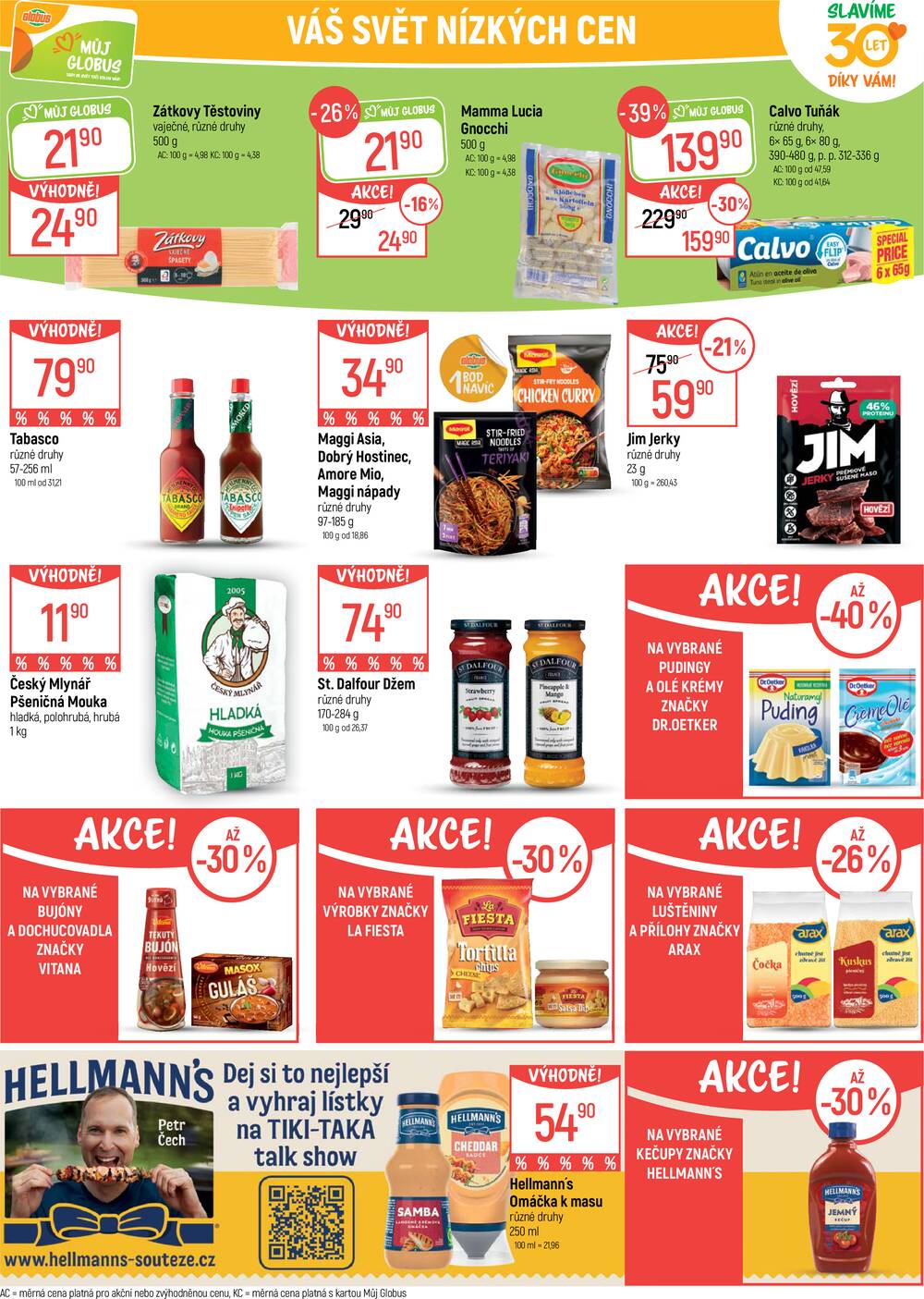 Akční leták Globus 29.4. - 5.5.2026 - Globus Trmice u Ústí nad Labem
