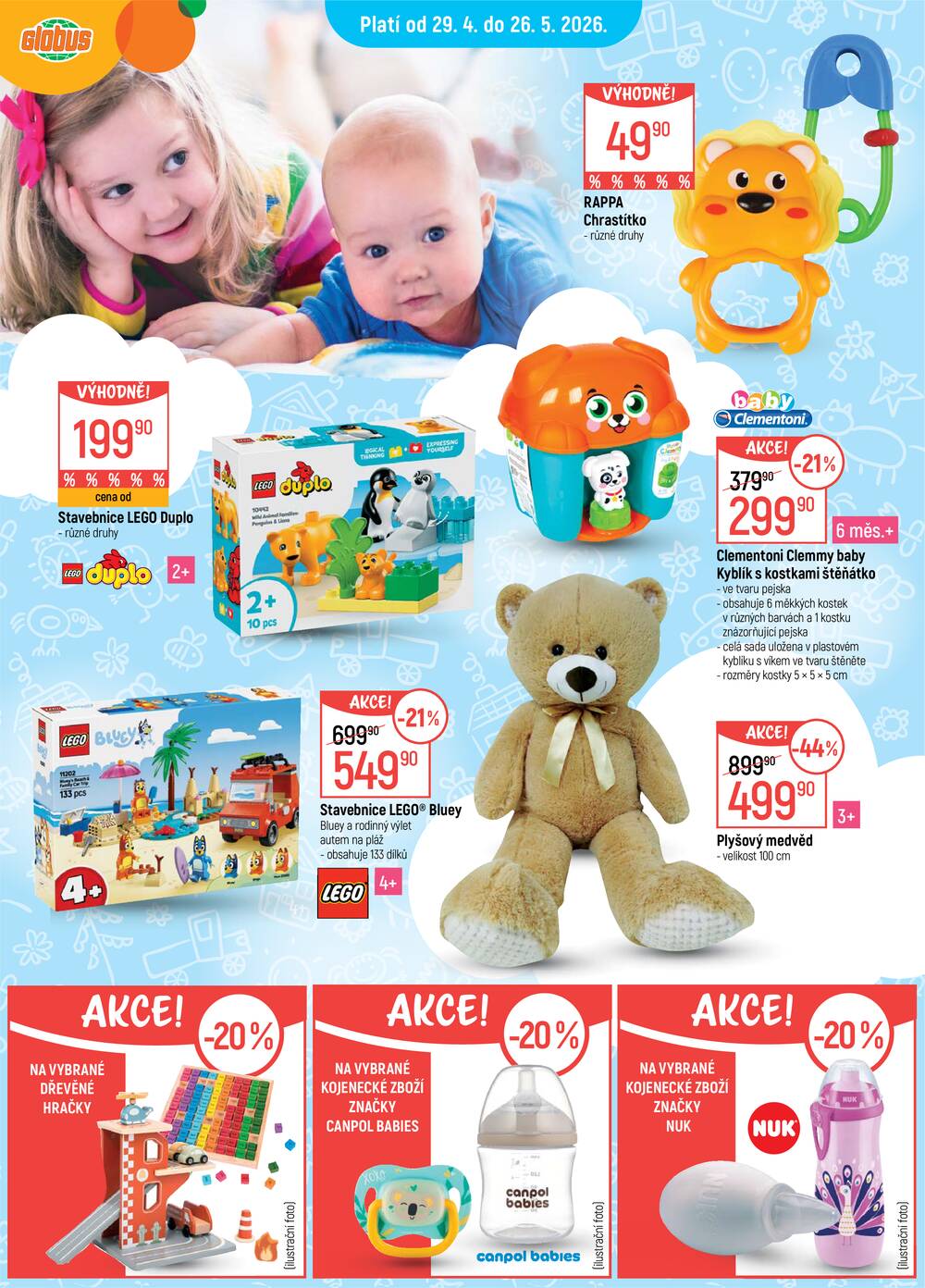 Akční leták Globus 29.4. - 5.5.2026 - Globus Praha - Štěrboholy